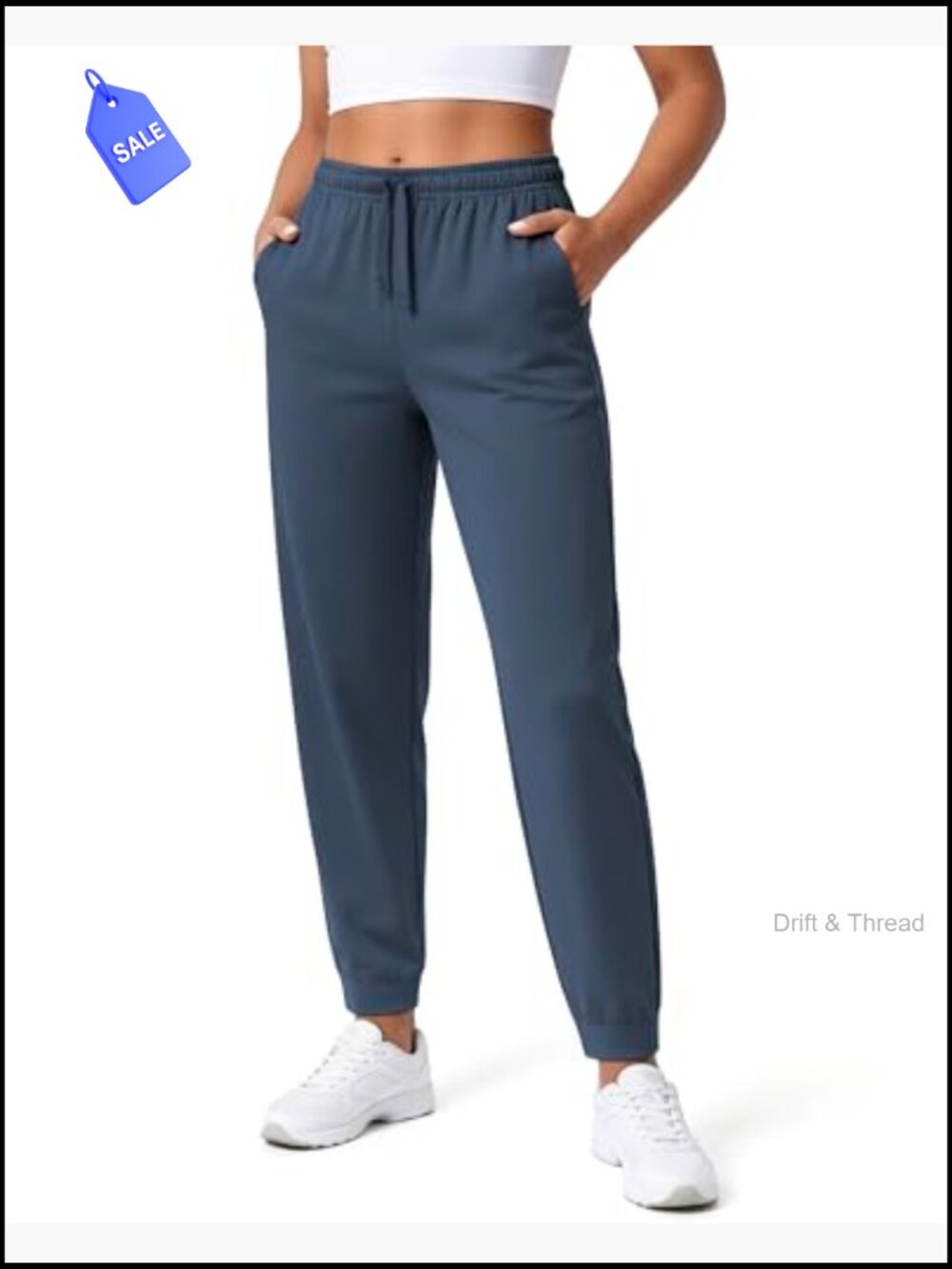 Loose Fit Joggers with Pockets, Lightweight Sweatpants for Workout - Picture 2 of 7